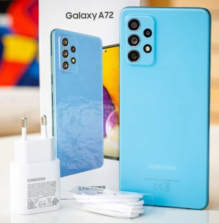 Smartphone Samsung Galaxy A72 128GB 4G – 6GB RAM Tela 6,7” Câm. Quádrupla + Selfie 32MP