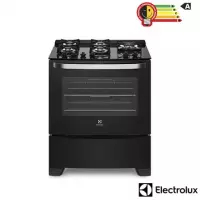 Fogão de Piso Electrolux de 5 Bocas com Mesa de Vidro e Queimador Tripla Chama - 76GRS