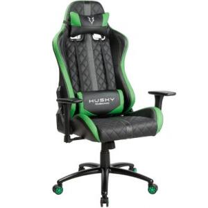 Cadeira Gamer Husky Gaming HailStorm Black Green - HHA-BG
