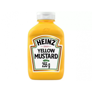 3 Unidades Mostarda Amarela Tradicional Heinz 255g