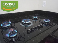 Cooktop 5 Bocas Consul Preto a Gás GLP – Acendimento Superautomático Facilite CD075 AE