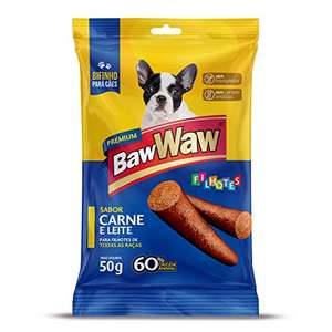 [PRIME DAY] Bifinho Baw Waw para cães pequeno porte sabor Carne e Leite 50g