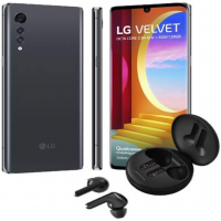 Smartphone LG Velvet 128GB Dual Chip 6GB RAM + Fone de Ouvido Tone Free