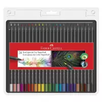 Lápis de Cor Faber-Castell EcoLápis Supersoft 120724SOFT 24 Cores