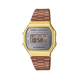 Relógio de Pulso Casio Vintage Feminino Digital A168WECM -5DF