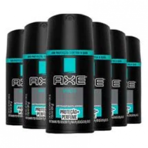 Kit Desodorante Antitranspirante Aerosol Axe Body Spray Apollo 90g - 6 Unidades