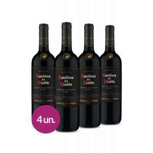 Kit 4 Casillero Del Diablo 750 ml