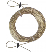 2 Unidades - Corda de Aço Revestida Para Varal 15M Fixtil