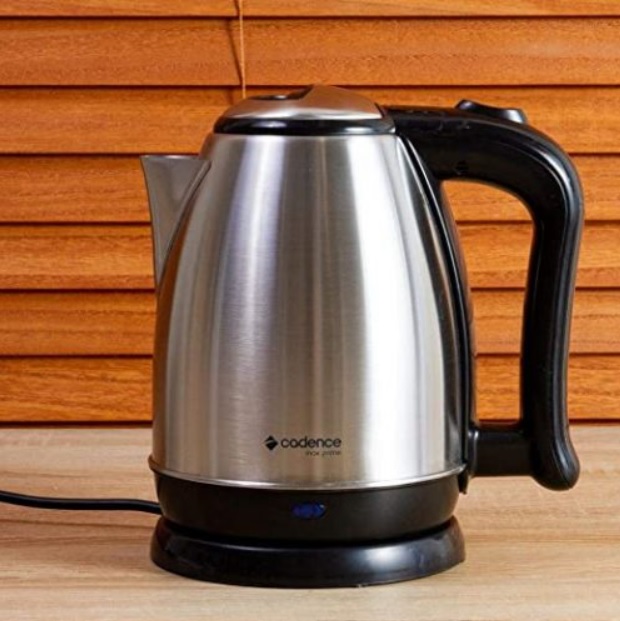 Chaleira Elétrica Inox Prime, Inox, 110v, Cadence