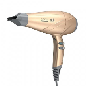 Secador de Cabelo Gama Italy Sensi 4D, 2 Vel, 6 Combinações de Temperatura, 2400W, GOLD - Bivolt