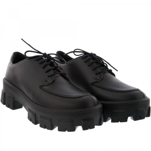 Tênis Oxford Gabriela Flatform Pespontos Preto