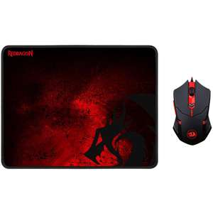 Combo Gamer Redragon Mouse Centrophorus M601 + Mouse Pad Gamer