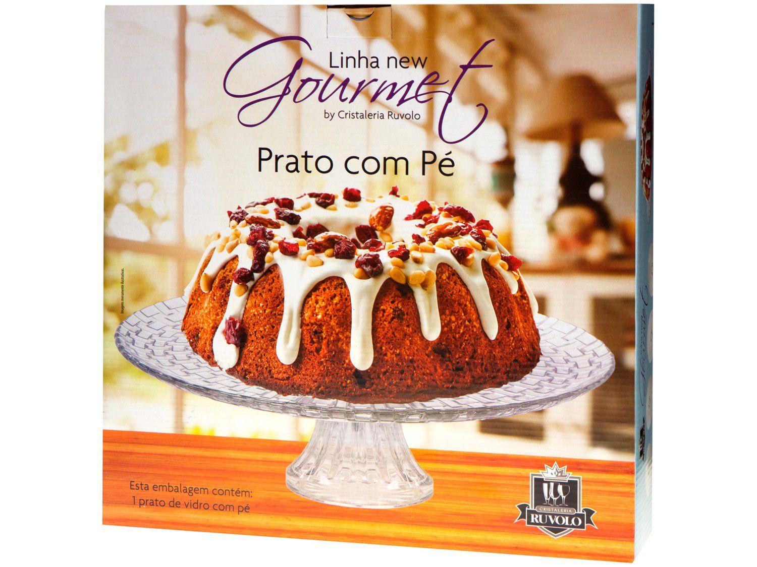 Boleira de Vidro Redonda Ruvolo – Home Special Athenas 32cm