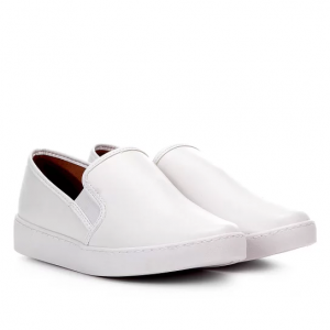 Slip On Vizzano Básico Feminino - Branco