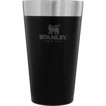 Copo térmico sem tampa para cerveja 473ml Preto STANLEY