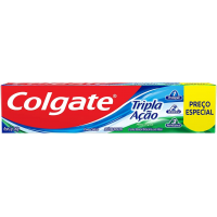 3 Unidades de Creme Dental Colgate Tripla Ação Menta Original 180g cada
