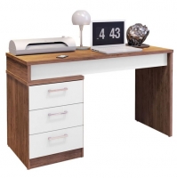 Mesa De Escritório Petropólis 3 Gv Avelã e Branca