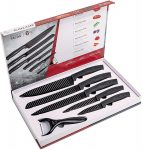 Conjunto de Facas 6 Peças Rattan, Fac5500, Euro, Preto