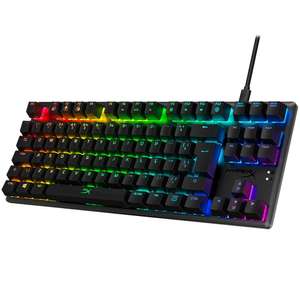 Teclado Mecânico Gamer HyperX Alloy Origins Core, RGB, Switch HyperX Red, ABNT2 - HX-KB7RDX-BR