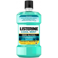 2 Unidades Enxaguatório Bucal Zero Listerine 500ml
