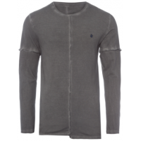 Camiseta Masculina Manga Longa Dupla Face Lion - Vøn der Völke - Preto