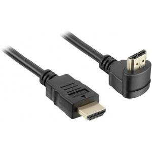 Cabo Elgin 90 Graus HDMI-HDMI com Conector Banhado a Ouro 1.8 Metros