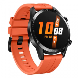 Smartwatch Huawei Watch GT 2 (46mm) Laranja com Tela Amoled de 1.39