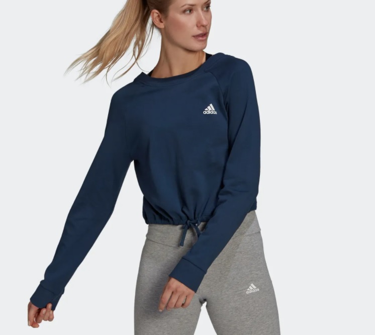 Moletom Adidas Cropped Dance Swetheart Feminino