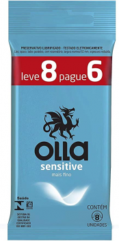 Preservativo Olla Sensitive Leve 8 Pague 6
