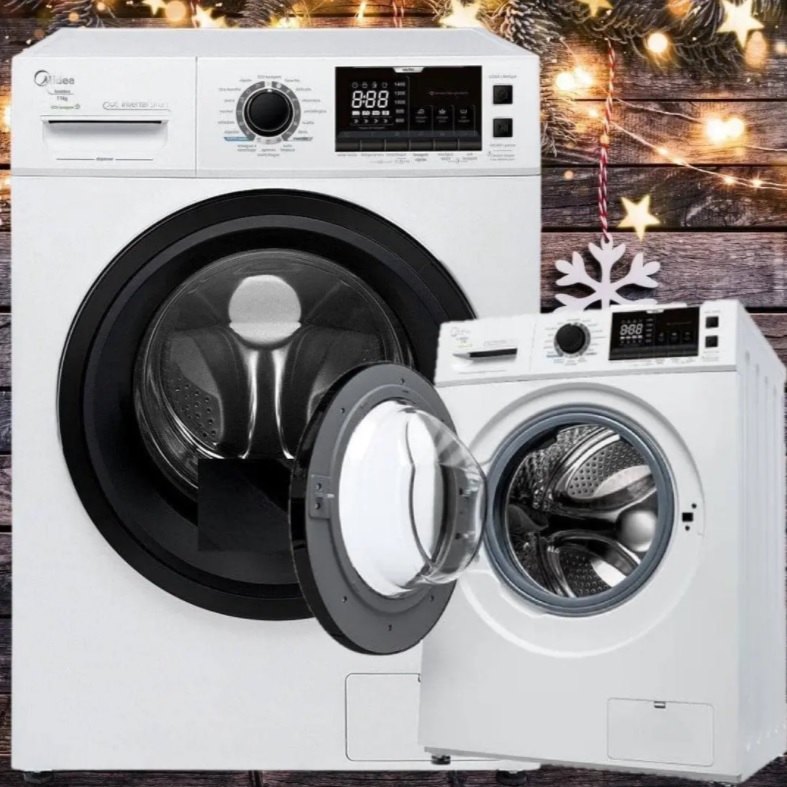 Lavadora de Roupas Midea Storm Wash LFA11B1 – Inverter 11kg Cesto Inox 16 Programas de Lavagem