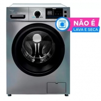 Lavadora De Roupas Midea Storm Wash Lfa11x1 - Inverter 11kg Cesto Inox