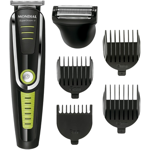 Aparador de Pelos Super Groom 06 Bivolt, Mondial, BG-04, Preto, Pequeno