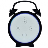 Suporte De Mesa Splin Para Echo Dot 3 Amazon Modelo Alarme V2.0 (preto)