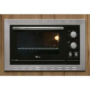 Forno Elétrico de Embutir Fischer 44 Litros New Fitline - Inox