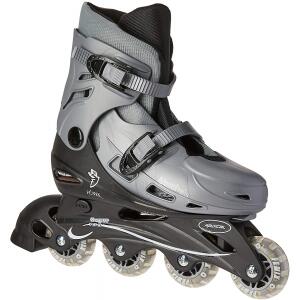 Patins 4 Rodas Ajustáveis Fenix Prata