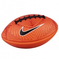 Bola de Futebol Americano Nike 500 Mini 4.0 FB 5 - Laranja com Preta