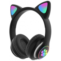 Fone de Ouvido Cute Cat Ear RGB Wireless
