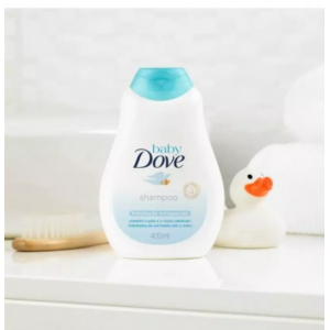 2 Unidades Shampoo Baby Dove Hidratação Enriquecida 400ml