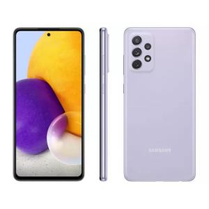 Smartphone Samsung Galaxy A72 128GB Violeta 4G - 6GB RAM Tela 6,7”  + Carregador Portátil 15000mAh Universal - Geonav PB15000B