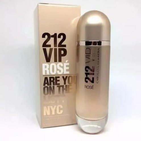 PERFUME CAROLINA HERRERA 212 VIP ROSÉ FEMININO EAU DE PARFUM