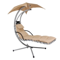 Cadeira Balance Com Para-Sol Mor Distribuidora Bege