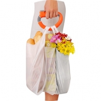 Organizador De Sacolas e Baldes, Lev Fácil, Laranja, Ordene