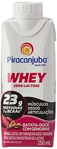 (Prime) Piracanjuba Whey Zero Lactose Sabor Batata Doce com Gengibre - 250ml