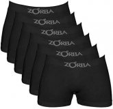Kit 10 Cuecas Boxer Em Algodão Adulto ZORBA-781 – Preto