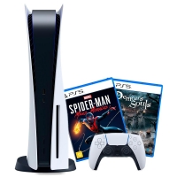 Console Sony Playstation 5 + Jogo Demon´s Soul´s + Jogo Marvel´s Spider-man: Miles Morales - PS5