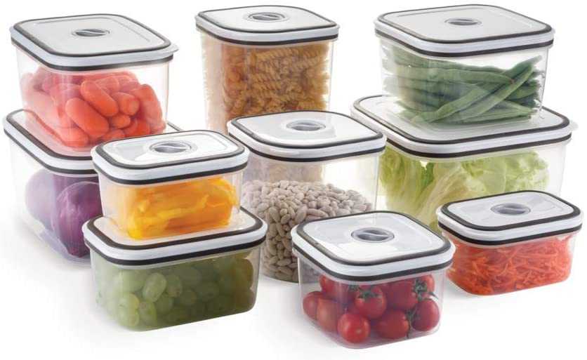 Kit Potes de Plástico Hermético, 10 unidades, Electrolux