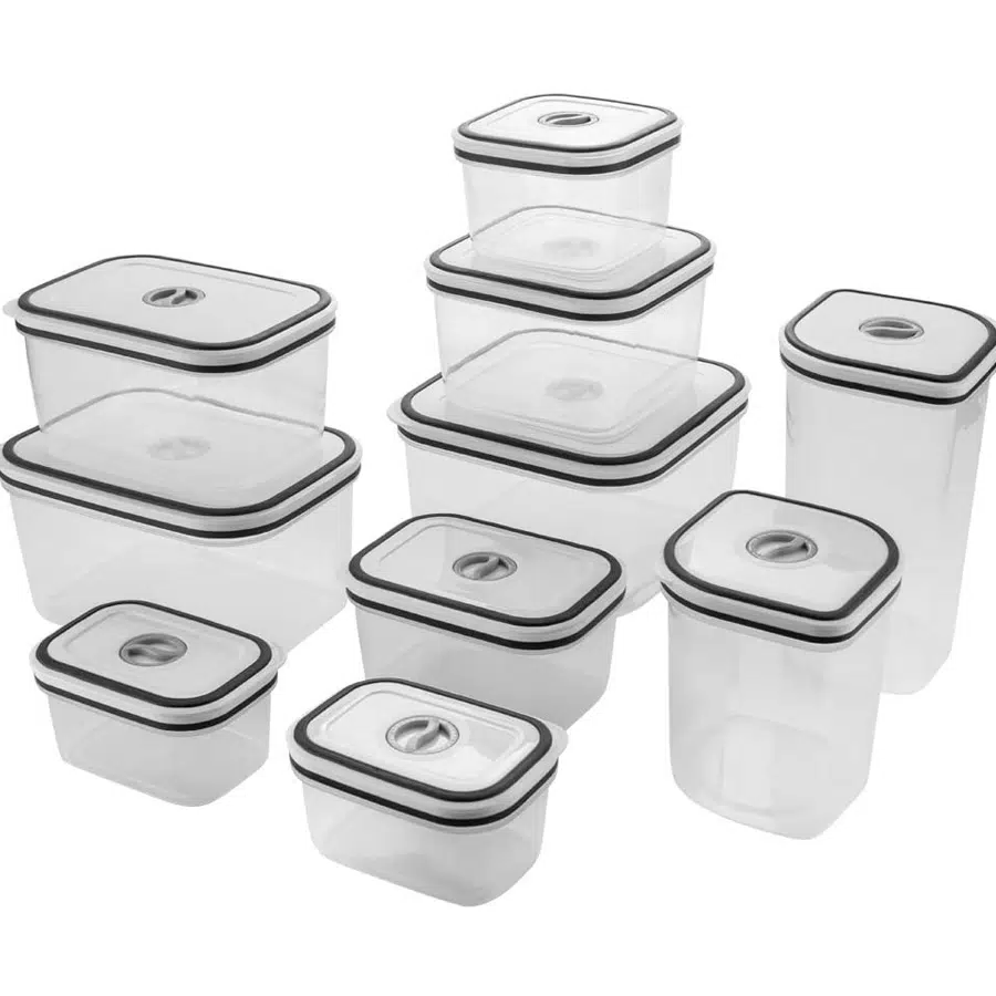 Kit Potes de Plástico Hermético, 10 unidades, Electrolux