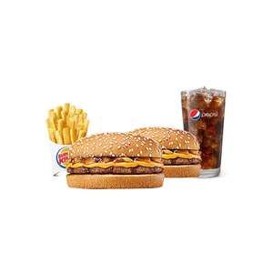 2 Cheddar + 1 Batata Pequena + 1 Free Refill