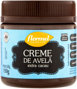 Creme de Avelã Extra Cacau Zero Flormel 150g