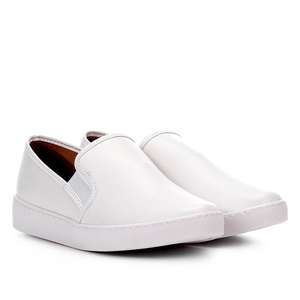Slip On Vizzano Básico Feminino - Branco